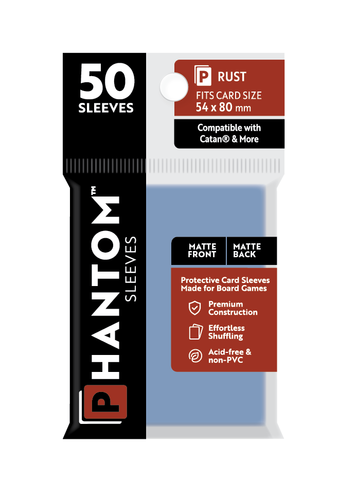 Phantom Sleeves: Rust Size (54mm x 80mm) 50 ct (ONLINE ORDER ONLY)