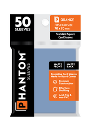 Phantom Sleeves: Orange Size (70mm x 70mm) 50 ct (ONLINE ORDER ONLY)