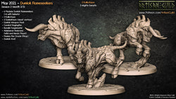 3D Printed Artisan Guild Kalkotaurs Dumlok Flameseekers 28mm 32mm (Online Only)