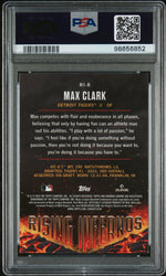Graded 2024 Topps Bowman Max Clark #RI8 Rising Infernos Rookie RC Baseball Card PSA 10 Gem Mint (ONLINE ORDER ONLY)