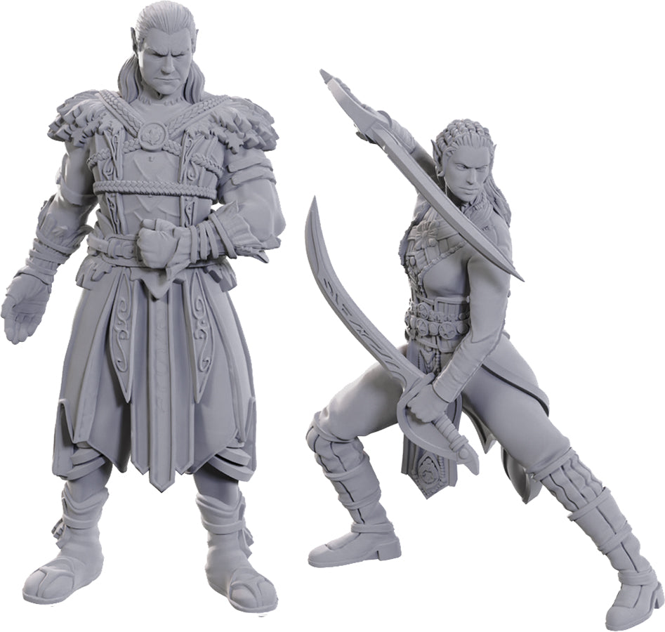D&D: Nolzur's Marvelous Miniatures - Special Edition Baldur's Gate 3 - Jaheira & Halsin (ONLINE ORDER ONLY)