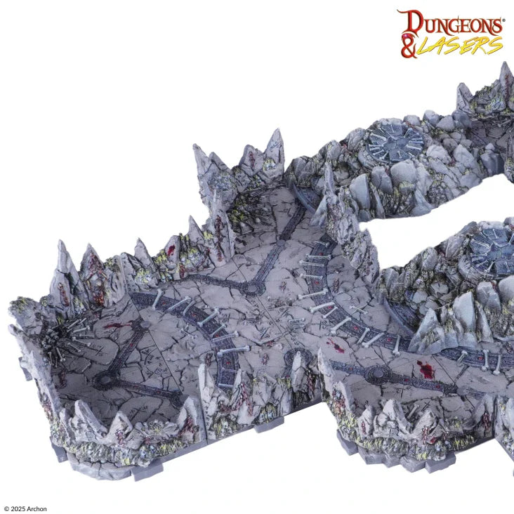 Dungeons & Lasers: Caves Series - Ritual Sites Pre-Painted Prismacast Terrain (ONLINE ORDER ONLY)