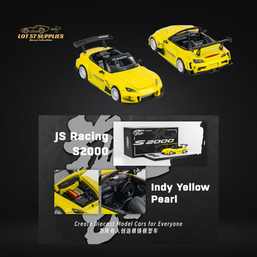 Microturbo Honda S2000 JS Racing Custom in Indy Yellow Pearl 1:64 (ONLINE ORDER ONLY)