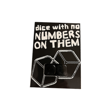 Dice With No Numbers On Them (Online Order Only)