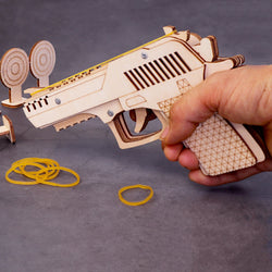 DIY Kit Rubber Band Launcher, Fun Wooden Craft and STEM Toy (ONLINE ORDER ONLY)