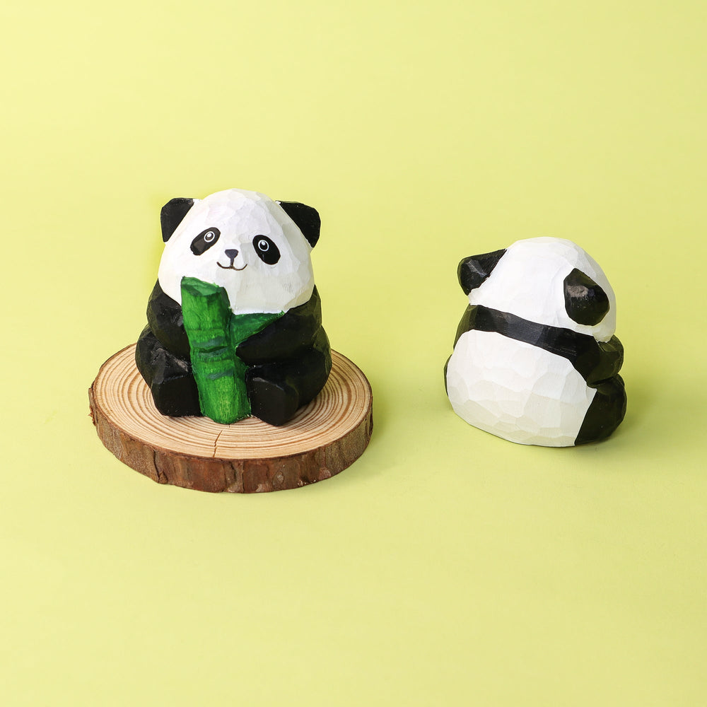 Paint Your Own Wooden Panda Kit – Hand-Carved DIY Painting Craft with Accessories, Cute Decor for Panda Lovers (ONLINE ORDER ONLY)