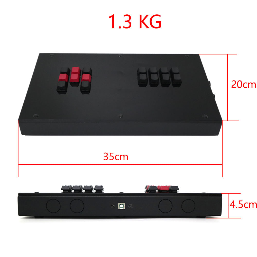 RAC-J800KK-8D 8 Directions Mechanical Keyboard Arcade Joystick WASD Fightstick For PS4/PS3/Xbox/PC (Online Only)