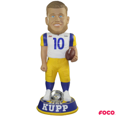 Los Angeles Rams Super Bowl LVI 56 Champions Bobbleheads (ONLINE ORDER ONLY)