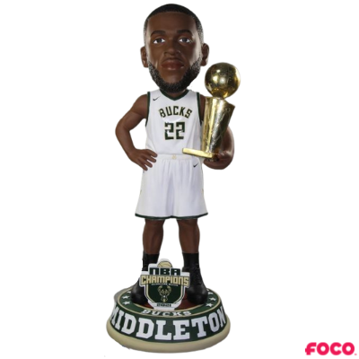 Milwaukee Bucks 2021 NBA Champions Bobbleheads (ONLINE ORDER ONLY)
