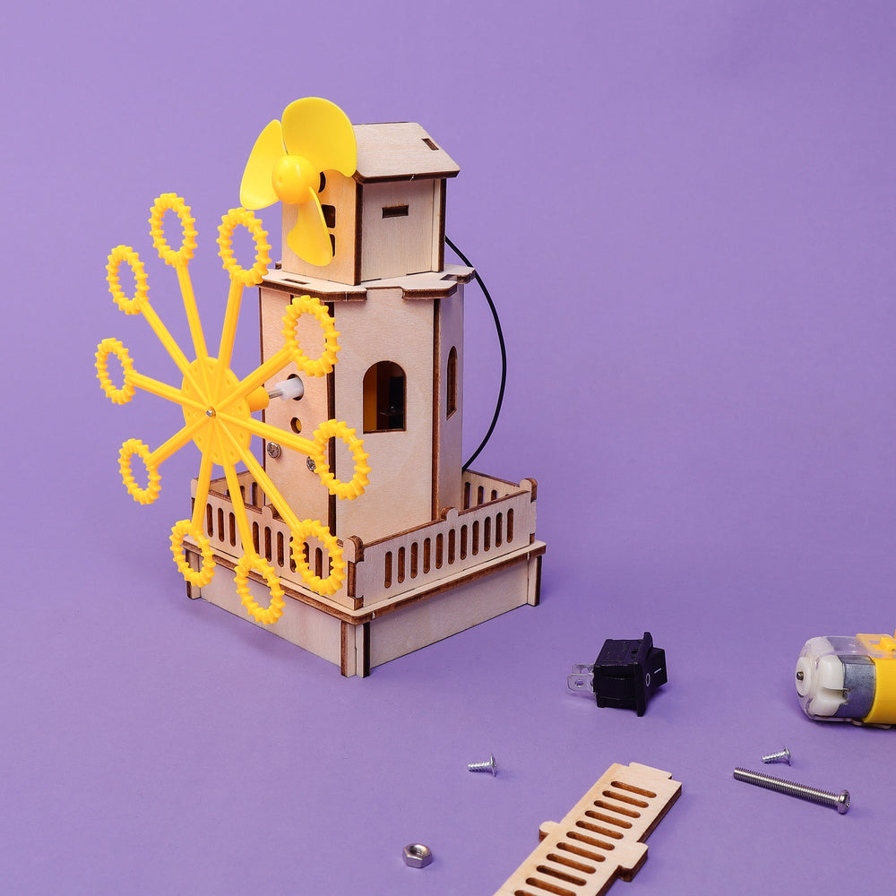 DIY Bubble Machine Kit – Educational STEM Toy for Kids (ONLINE ORDER ONLY)