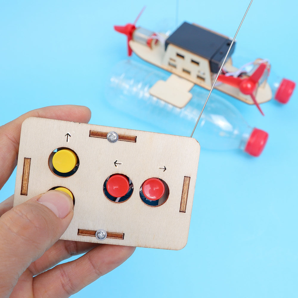 RC Propeller Boat DIY Kit, Educational STEM Toy