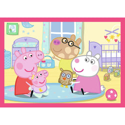Trefl 4 in 1 (12, 20, 24 & 15 Piece) Jigsaw Puzzle - Peppa Pig Loves Adventures