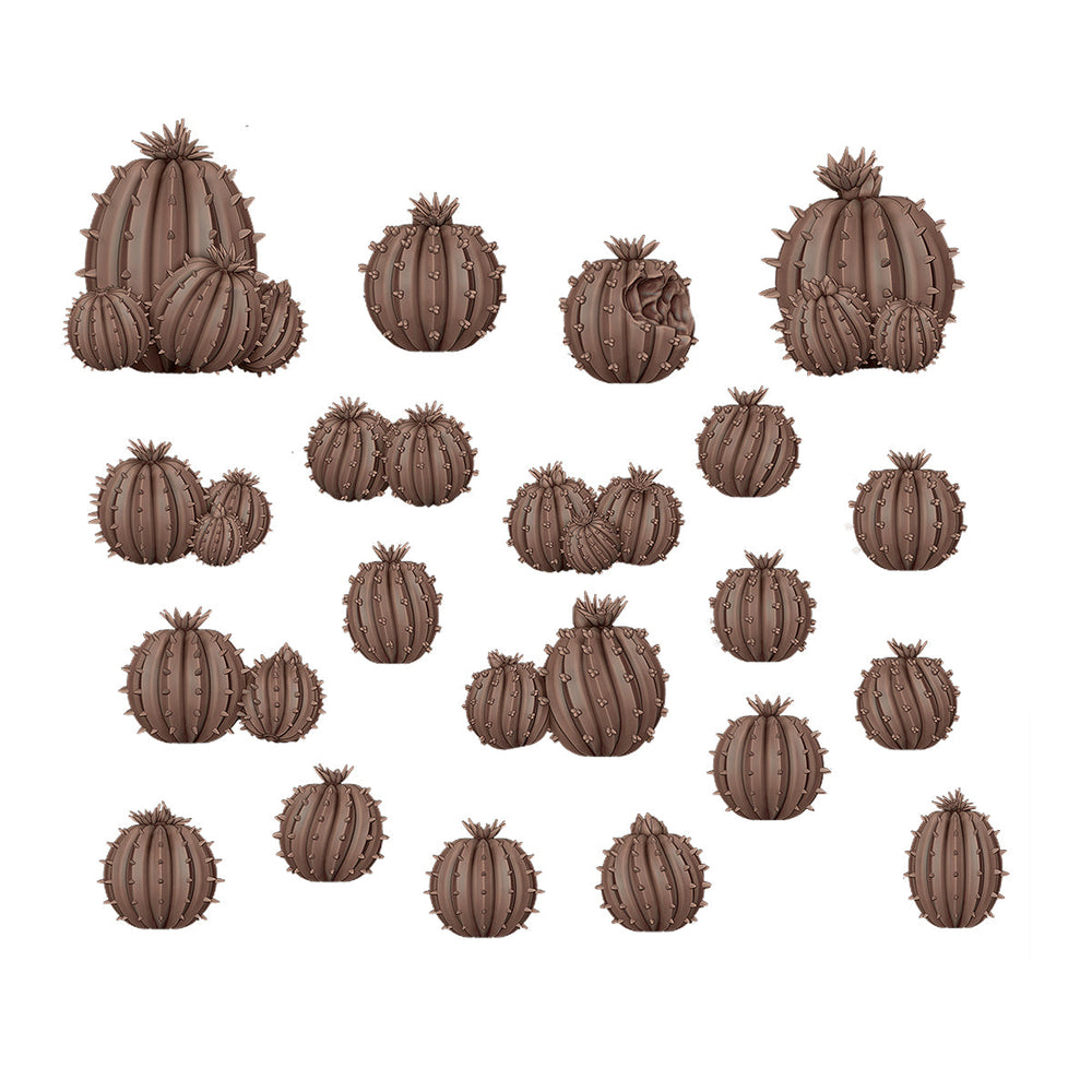 AK Interactive Basing Bits: Cactus Barrel (20 Pieces) (ONLINE ORDER ONLY)