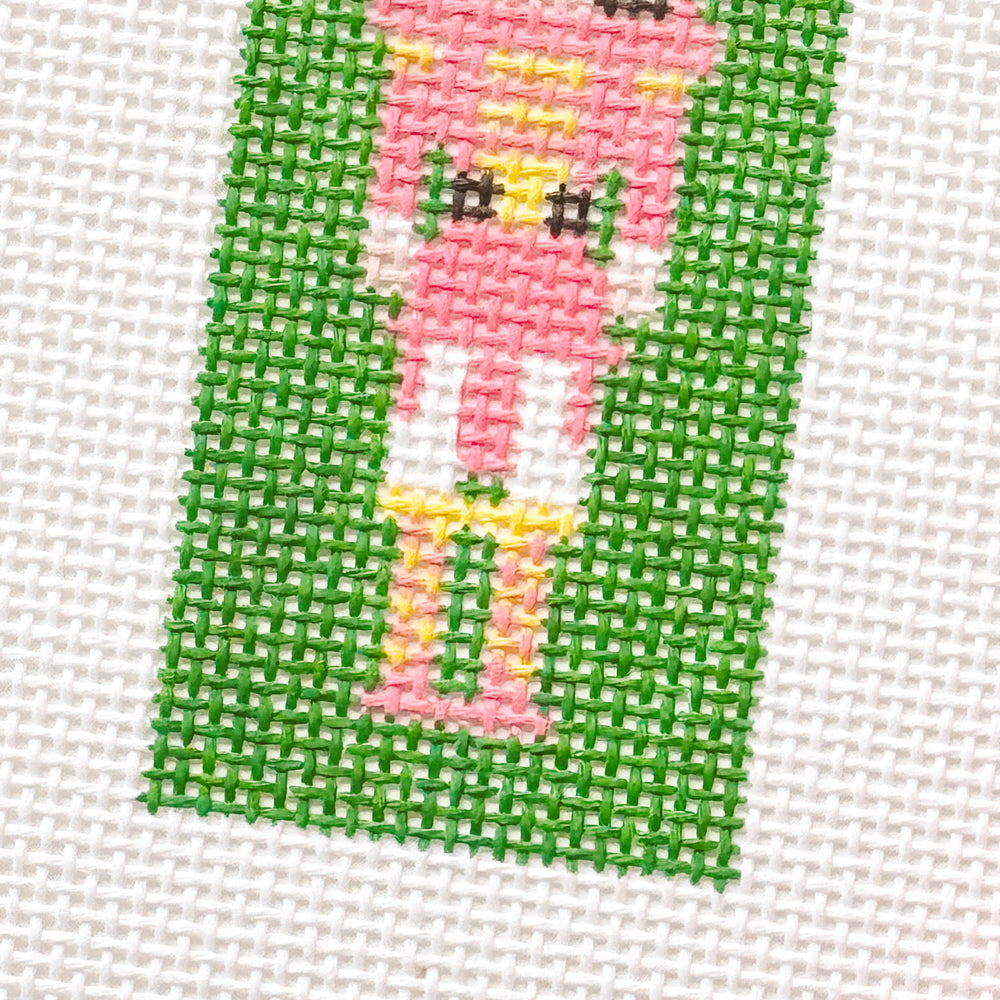 Cotswold Co Designs - Hand Painted Nutcracker 4” Needlepoint Canvas 13 Mesh (ONLINE ORDER ONLY)