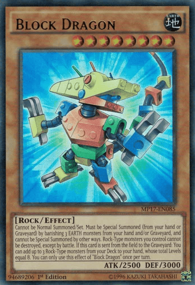 Block Dragon [MP17-EN085] Ultra Rare (ONLINE ORDER ONLY)