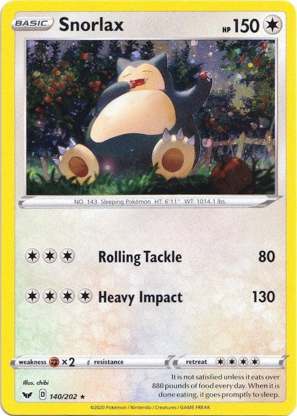 Snorlax (140/202) (Cosmos Holo) [Sword & Shield: Base Set] (Online Only)