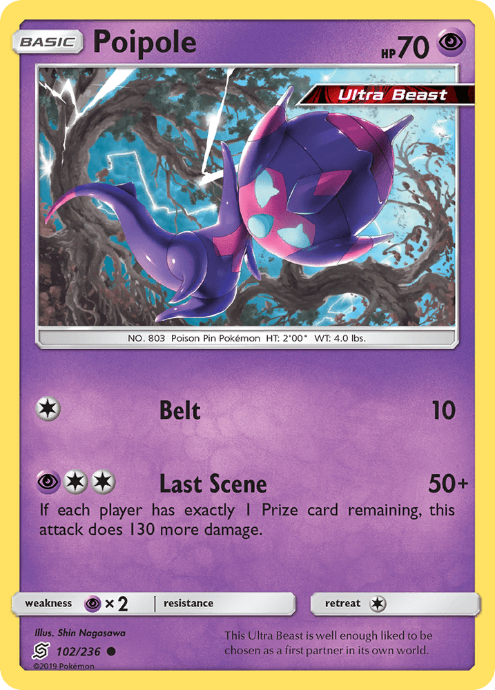 Poipole (102/236) [Sun & Moon: Unified Minds] (Online Only)
