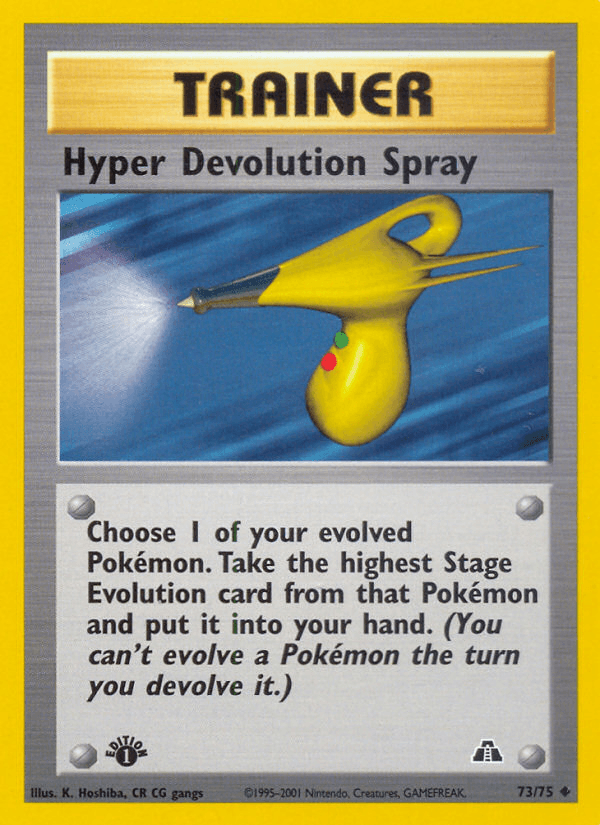 Hyper Devolution Spray (73/75) [Neo Discovery 1st Edition] (Online Only)