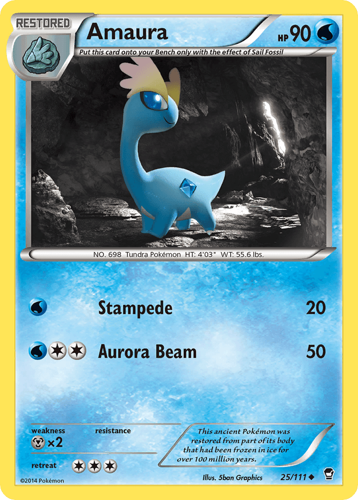 Amaura (25/111) [XY: Furious Fists] (Online Only)