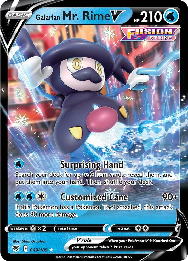 Galarian Mr. Rime V (049/189) [Sword & Shield: Astral Radiance] (Online Only)
