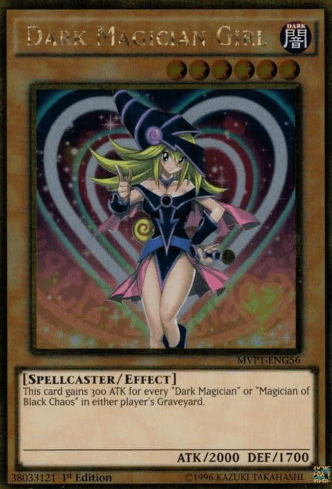 Dark Magician Girl [MVP1-ENG56] Gold Rare (ONLINE ORDER ONLY)
