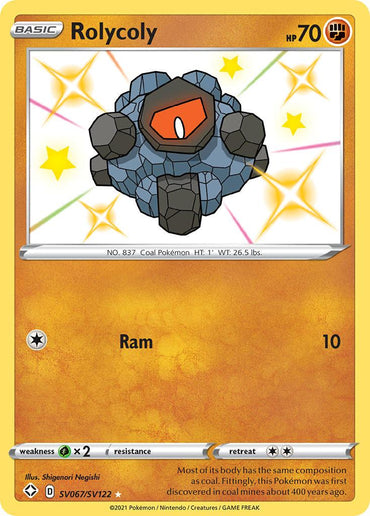 Rolycoly (SV067/SV122) [Sword & Shield: Shining Fates] (Online Only)