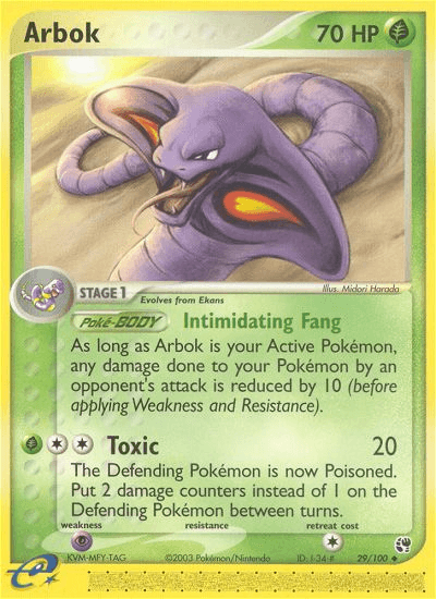 Arbok (29/100) [EX: Sandstorm] (Online Only)