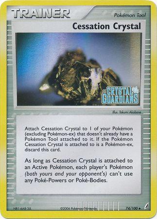 Cessation Crystal (74/100) (Stamped) [EX: Crystal Guardians] (Online Only)