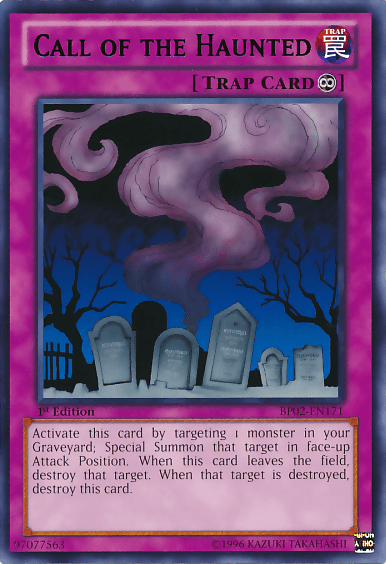 Call of the Haunted [BP02-EN171] Rare (ONLINE ORDER ONLY)