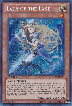 Lady of the Lake [SHSP-EN084] Secret Rare (ONLINE ORDER ONLY)