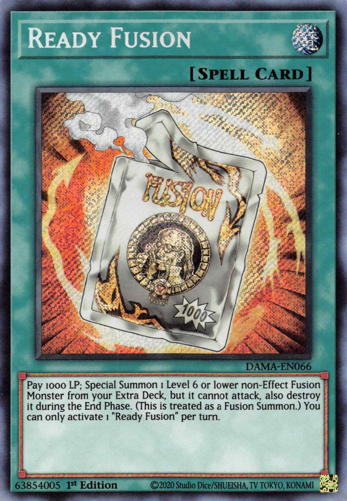 Ready Fusion [DAMA-EN066] Secret Rare (ONLINE ORDER ONLY)
