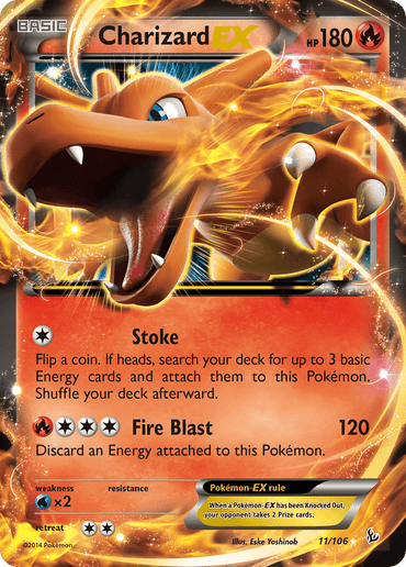 Charizard EX (11/106) [XY: Flashfire] (Online Only)