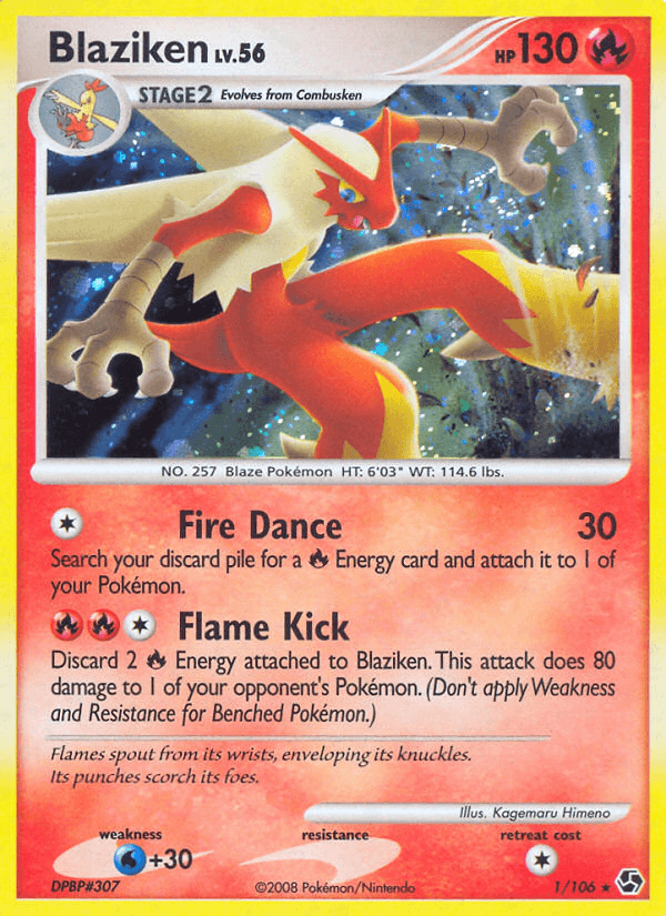 Blaziken (1/106) [Diamond & Pearl: Great Encounters] (Online Only)