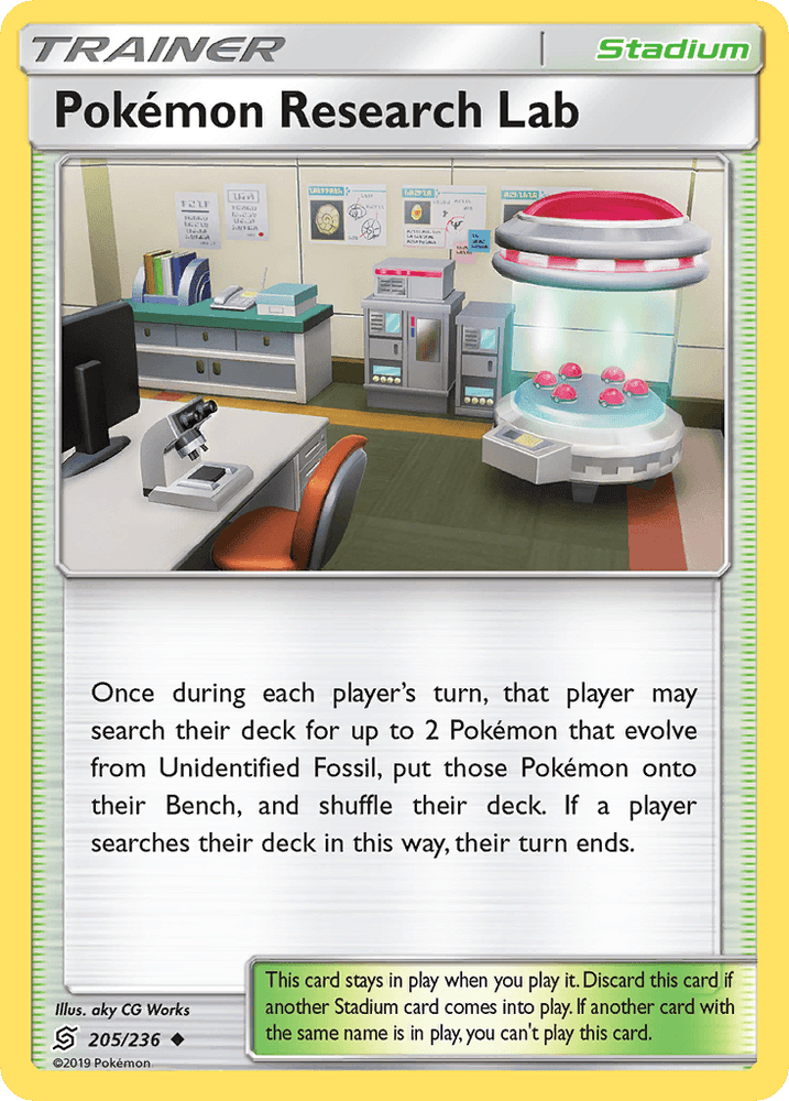 Pokemon Research Lab (205/236) [Sun & Moon: Unified Minds] (Online Only)