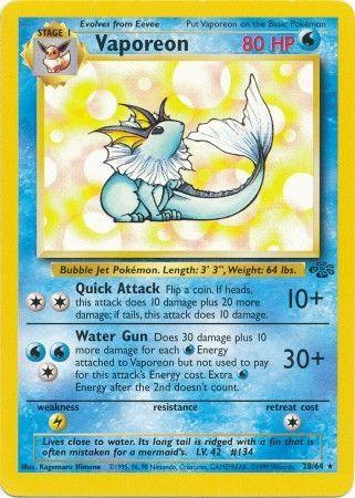 Vaporeon (28/64) [Jungle Unlimited] (Online Only)