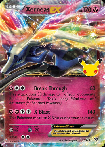 Xerneas EX (97/146) [Celebrations: 25th Anniversary - Classic Collection] (Online Only)