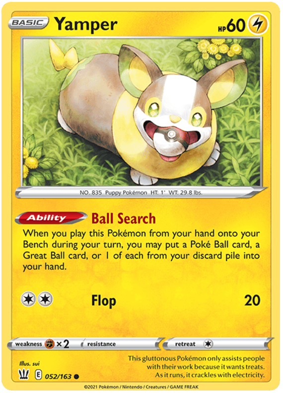 Yamper (052/163) [Sword & Shield: Battle Styles] (Online Only)