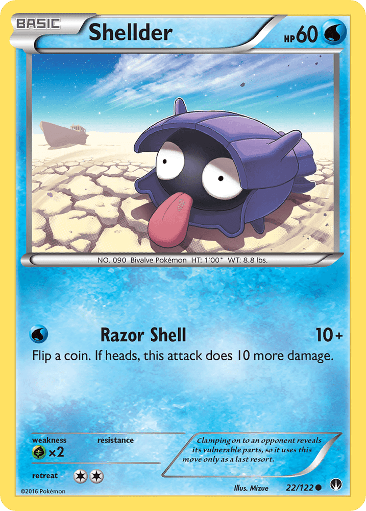 Shellder (22/122) [XY: BREAKpoint] (Online Only)
