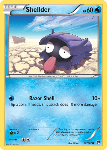 Shellder (22/122) [XY: BREAKpoint] (Online Only)