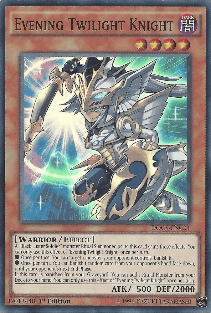 Evening Twilight Knight [DOCS-EN023] Super Rare (ONLINE ORDER ONLY)