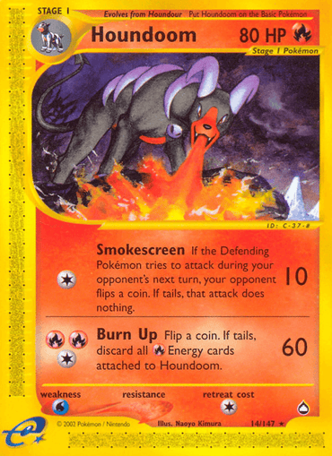 Houndoom (14/147) [Aquapolis] (Online Only)