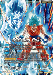 SSB Son Goku // SSB Vegeta, God-Level Power (BT21-100) [Wild Resurgence] (ONLINE ORDER ONLY)