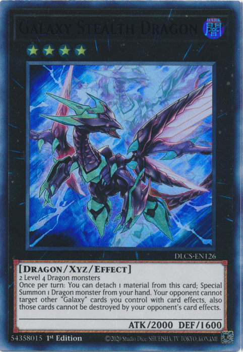 Galaxy Stealth Dragon (Purple) [DLCS-EN126] Ultra Rare (ONLINE ORDER ONLY)