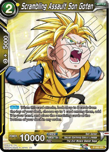 Scrambling Assault Son Goten (Reprint) (P-062) [Battle Evolution Booster] (ONLINE ORDER ONLY)
