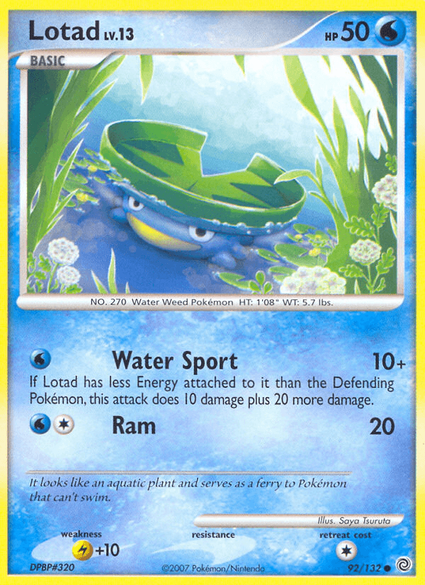 Lotad (92/132) [Diamond & Pearl: Secret Wonders] (Online Only)