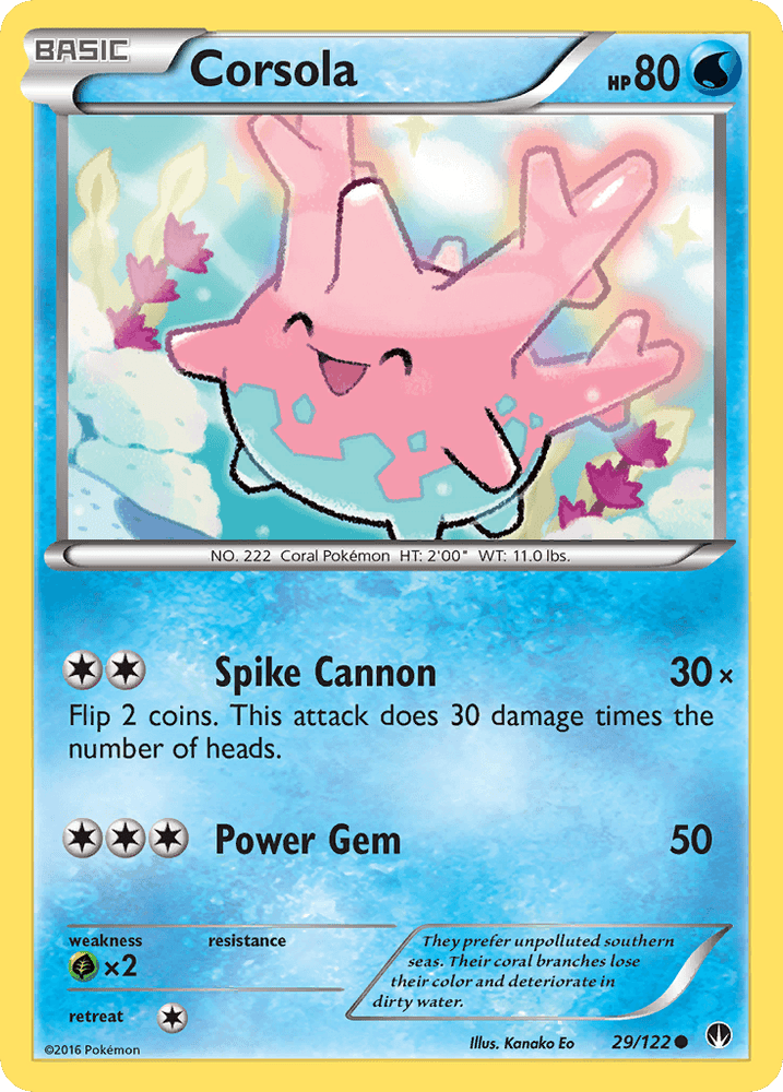 Corsola (29/122) [XY: BREAKpoint] (Online Only)