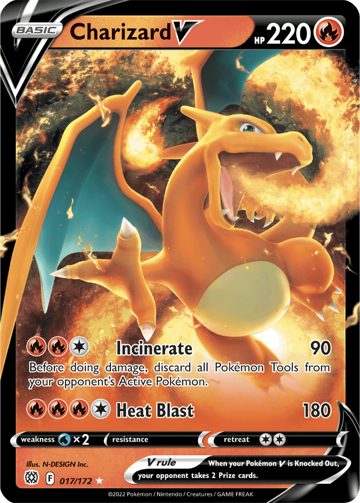 Charizard V (017/172) [Sword & Shield: Brilliant Stars] (Online Only)