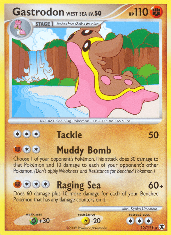 Gastrodon West Sea (22/111) [Platinum: Rising Rivals] (Online Only)