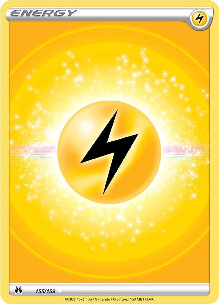 Lightning Energy (155/159) (Texture Full Art) [Sword & Shield: Crown Zenith] (Online Only)