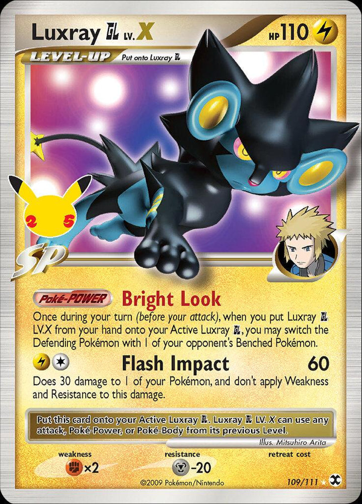 Luxray GL LV.X (109/111) [Celebrations: 25th Anniversary - Classic Collection] (Online Only)
